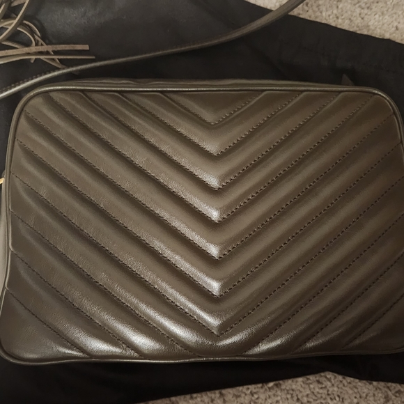 Saint Laurent Monogram Lou Camera Bag - Olive - Picture 4 of 7